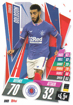 Connor Goldson Rangers 2020/21 Topps Match Attax CL #RNG09